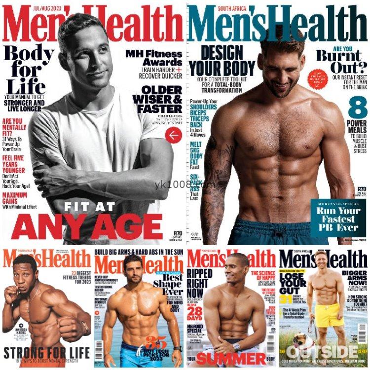 【南非版】《Men’s Health South Africa》2023年合集美国畅销男性健康健身饮食计划专业训练技巧pdf杂志（6本）