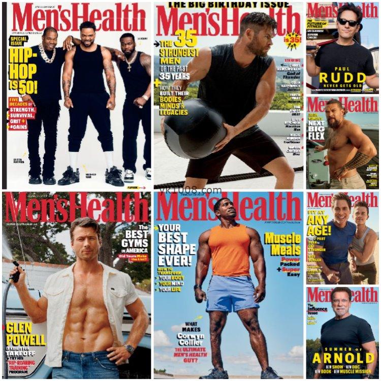 【美国版】《Men’s Health USA》美国最畅销男性健康健身杂志健康饮食计划专业训练技巧pdf杂志（8本）