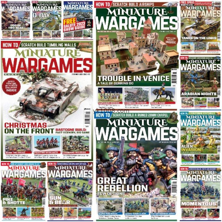 【英国版】《Miniature Wargames》2023年合集微型战争游戏玩具棋盘战争角色扮演游戏pdf杂志（12本）