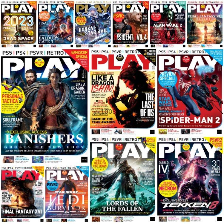 【英国版】《Play UK》2023年合集电子游戏新闻预览测评攻略功能策划设计pdf杂志（13本）
