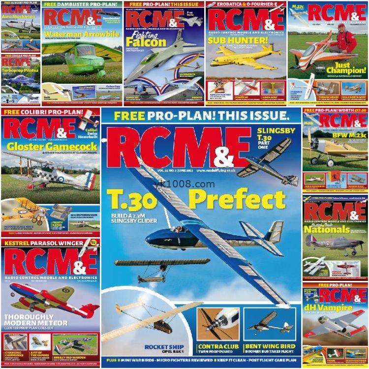 【英国版】《RCM&E》2023年合集遥控飞机模型热情粉丝娱乐意见技巧窍门pdf杂志（12本）