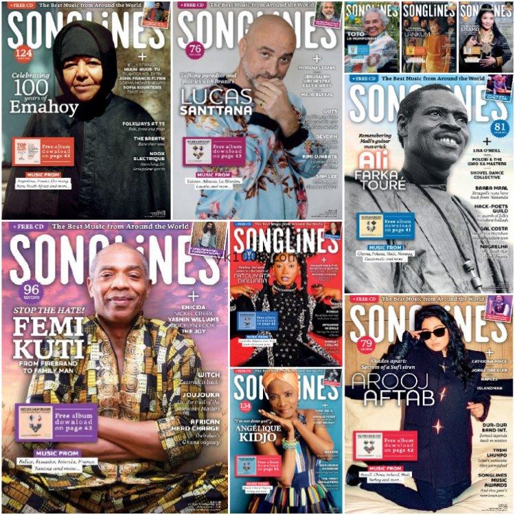 【英国版】《Songlines》2023年合集世界权威音乐杂志传统当代民间音乐文化改革艺术pdf杂志（10本）