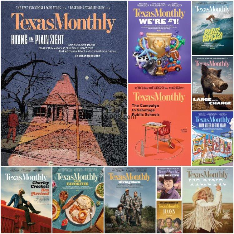 【美国版】《Texas Monthly》2023年合集德克萨斯州音乐艺术餐厅博物馆文化活动pdf杂志（12本）