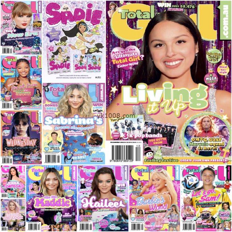 【澳大利亚】《Total Girl》2023年合集澳大利亚第一青少年女孩6-13岁时尚故事演出pdf杂志（12本）