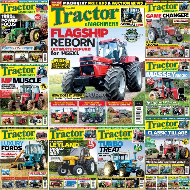 【英国版】《Tractor & Machinery》2023年合集农场拖拉机型号性能信息权威深入pdf杂志（13本）