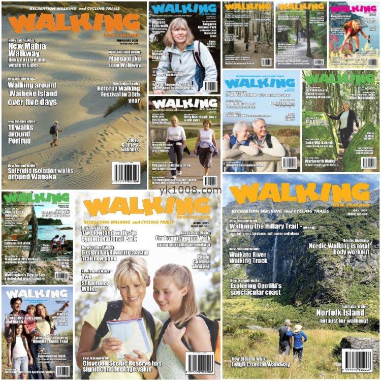 【新西兰】《Walking New Zealand》2023年合集30岁以上男女老年人户外休闲徒步活动散步训练锻炼pdf杂志（12本）