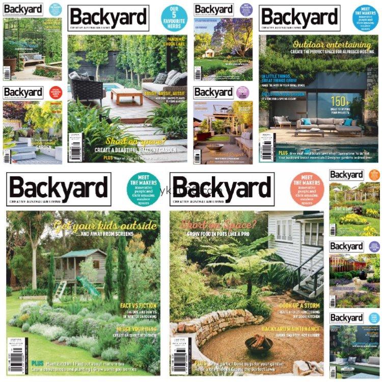 【澳大利亚】《Backyard》2019-2020两年年合集后院花园庭院户外院子设计案例绿植pdf杂志（11本）