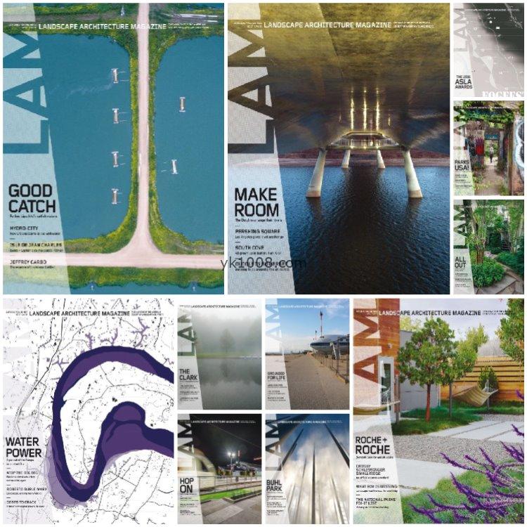 【美国版】《Landscape Architecture》2016年合集美国城市规划建筑景观规划园林公园绿植设计pdf杂志（11本）