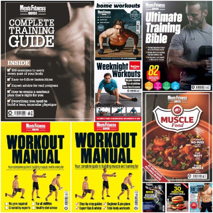 【英国版】《Men’s Fitness Guide》2023年合集男性健身指南体重训练减脂健美营养搭配专业pdf杂志（10本）