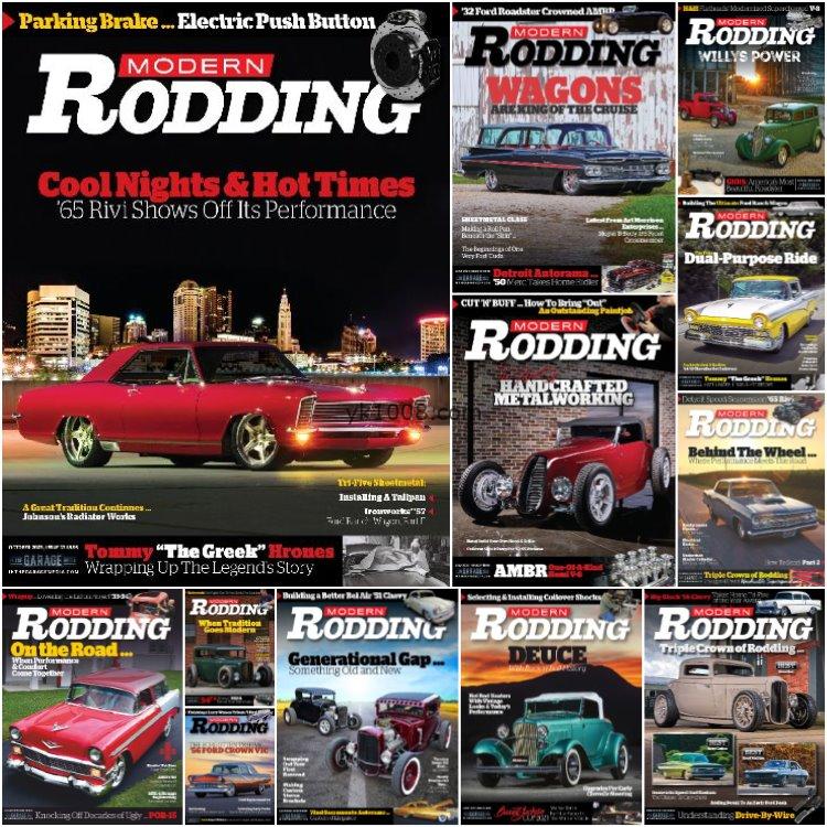 【美国版】《Modern Rodding》2023年合集老爷车改造配件汽车杂志pdf（12本）