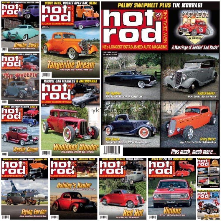 【新西兰】《NZ Hot Rod》2023年合集新西兰传统现代汽车拉力赛比赛技术机械测评pdf杂志（12本）