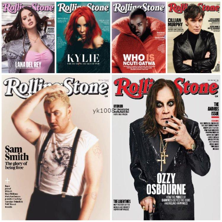 【英国版】《Rolling Stone UK》2023年合集滚石杂志西洋乐坛影响文化测评见解严格权威性音乐pdf杂志