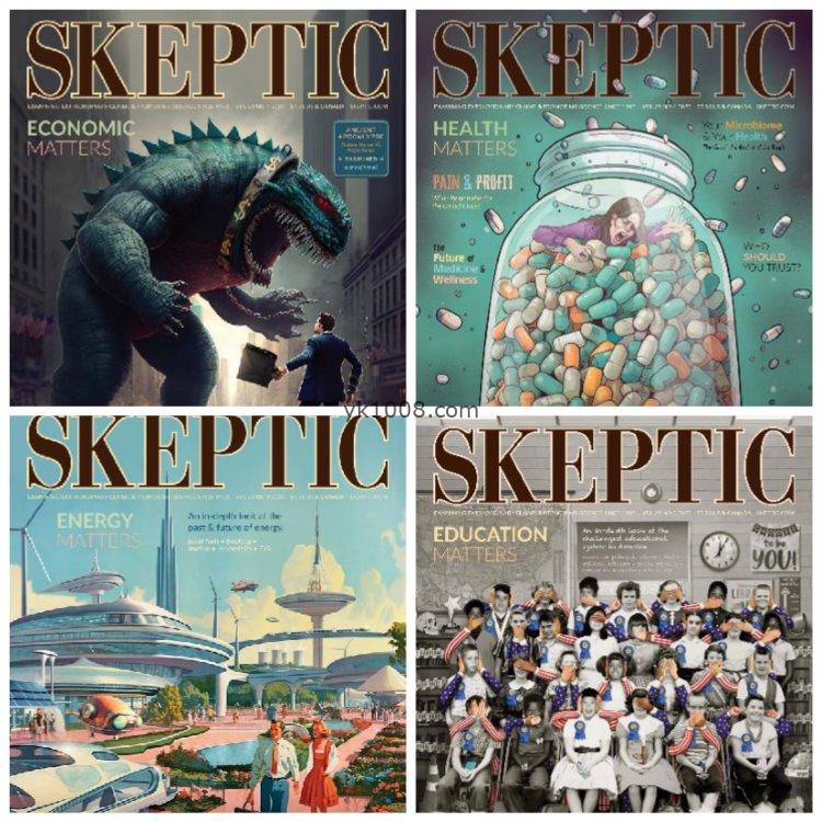 【美国版】《Skeptic》2023年合集科学教育科学怀疑主义抵制伪科学理论杂志pdf（4本）