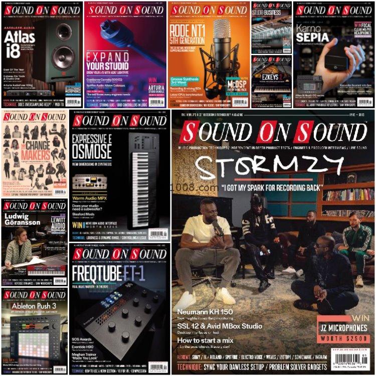 【美国版】《Sound On Sound USA》2023年合集录音技术杂志音乐软件录音室硬件测试制造采访pdf杂志（12本）