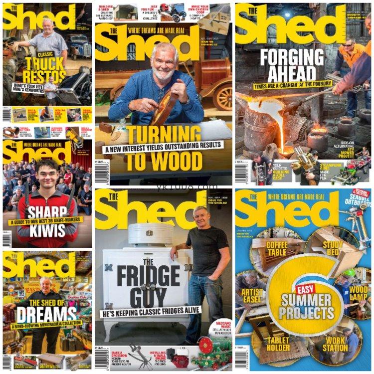 【新西兰】《The Shed》2023年合集手工工艺制作建设项目想法构思棚屋搭建设计pdf杂志（6本）