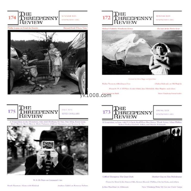 【美国版】《The Threepenny Review》2023年合集艺术文化散文故事诗歌回忆录文学pdf杂志（4本）