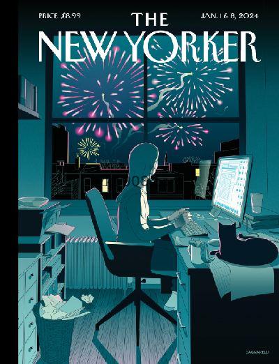 【美国】The New Yorker2024-01-01纽约客考研精读英语学习阅读pdf杂志网盘免费下载（周刊）