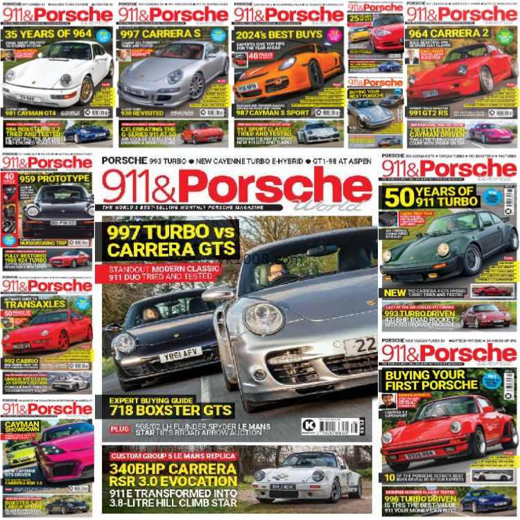 【英国版】911 & Porsche World – Full Year 2024 Collection保时捷911跑车pdf杂志