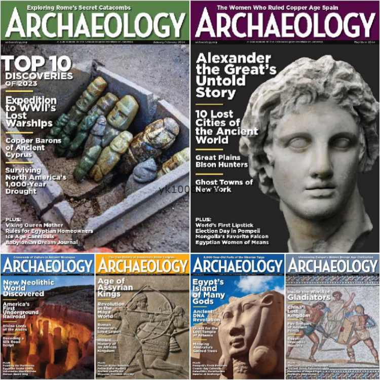 【英国版】Archaeology – Full Year 2024 Collection考古调查pdf杂志