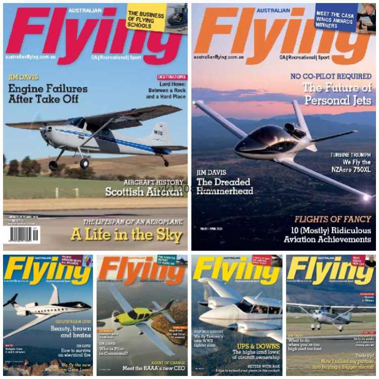 【澳大利亚】Australian Flying – Full Year 2024 Collection飞行航空飞机故事pdf杂志