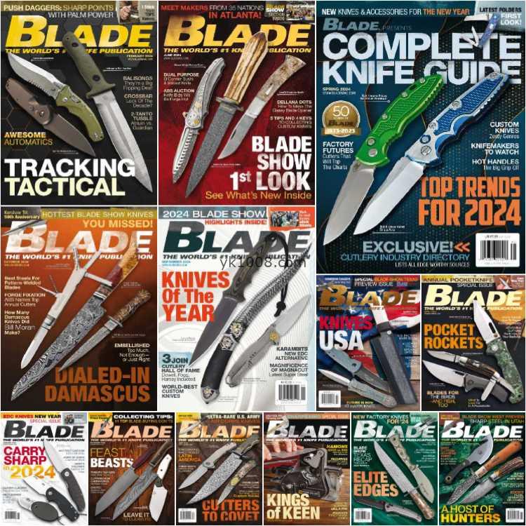 【美国版】Blade – Full Year 2024 Collection刀具军刀信息测评pdf杂志