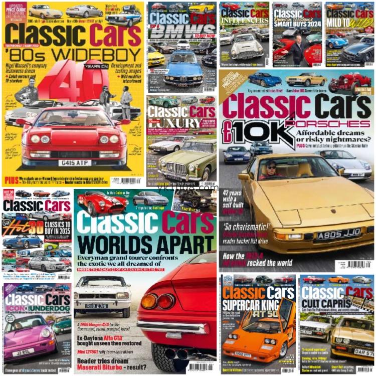 【英国版】Classic Cars UK – Full Year 2024 Collection 复古经典汽车pdf杂志