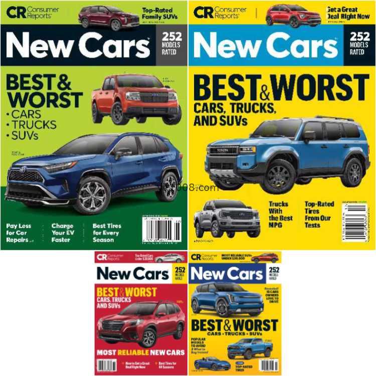 【英国版】Consumer Reports New Cars – Full Year 2024 Collection汽车消费报告pdf杂志