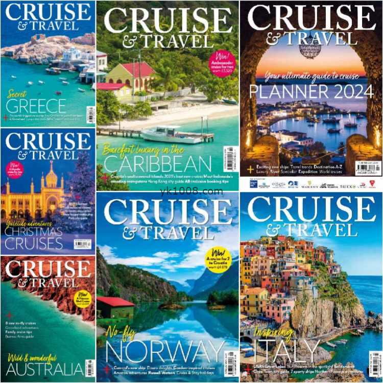 【英国版】Cruise & Travel – Full Year 2024 Collection游轮度假旅游pdf杂志