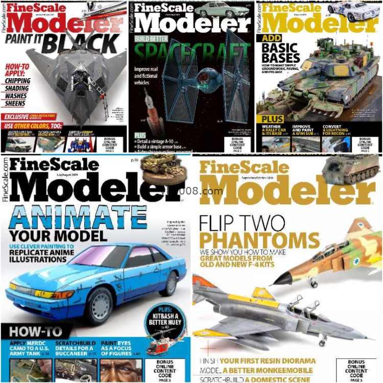 【英国版】FineScale Modeler – Full Year 2024 Collection军事武器模型爱好者pdf杂志