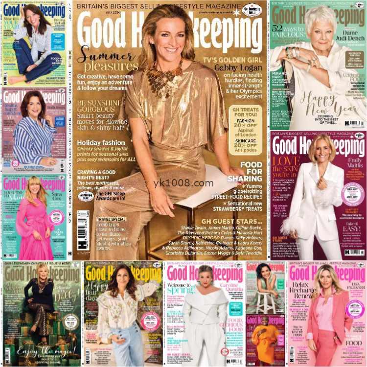 【英国版】Good Housekeeping UK – Full Year 2024 Collection家庭生活饮食健康pdf杂志