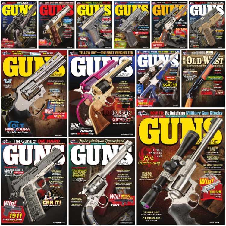 【美国版】Guns Magazine – Full Year 2024 Collection枪械武器爱好者pdf杂志