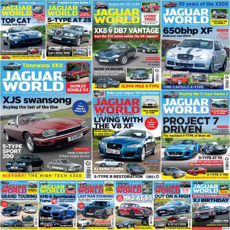 【英国版】Jaguar World – Full Year 2024 Collection捷豹汽车跑车pdf杂志