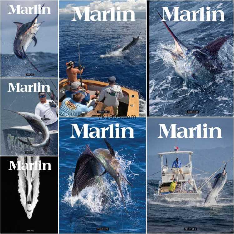 【美国版】Marlin – Full Year 2024 Collection国际钓鱼捕鱼pdf杂志