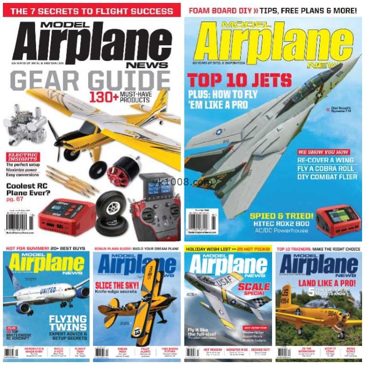 【英国版】Model Airplane News – Full Year 2024 Collection飞机模型杂志