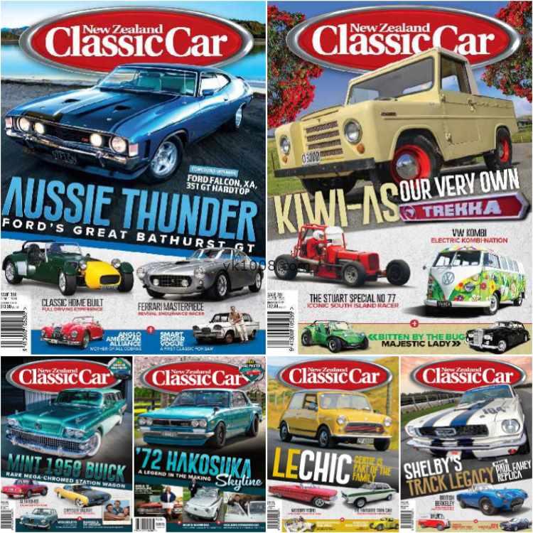 【新西兰】New Zealand Classic Car – Full Year 2024 Collection复古经典汽车pdf杂志