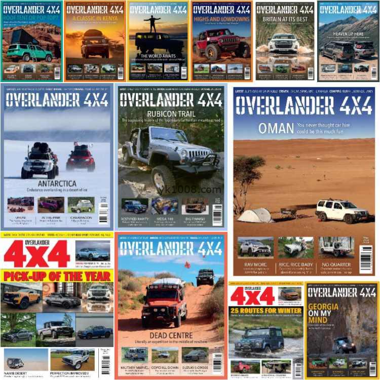 【英国版】Overlander 4×4 – Full Year 2024 Collection越野汽车探险旅游pdf杂志