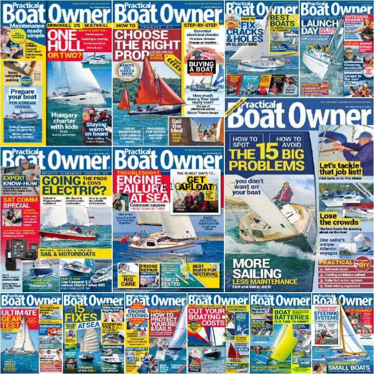 【英国版】Practical Boat Owner – Full Year 2024 Collection帆船pdf杂志