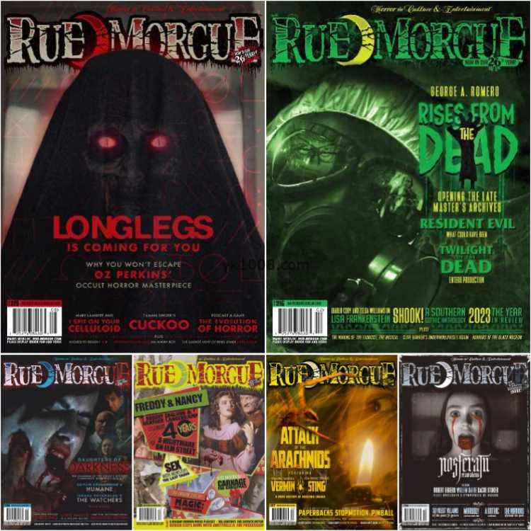 【加拿大】RUE MORGUE – Full Year 2024 Collection恐怖文化电影pdf杂志