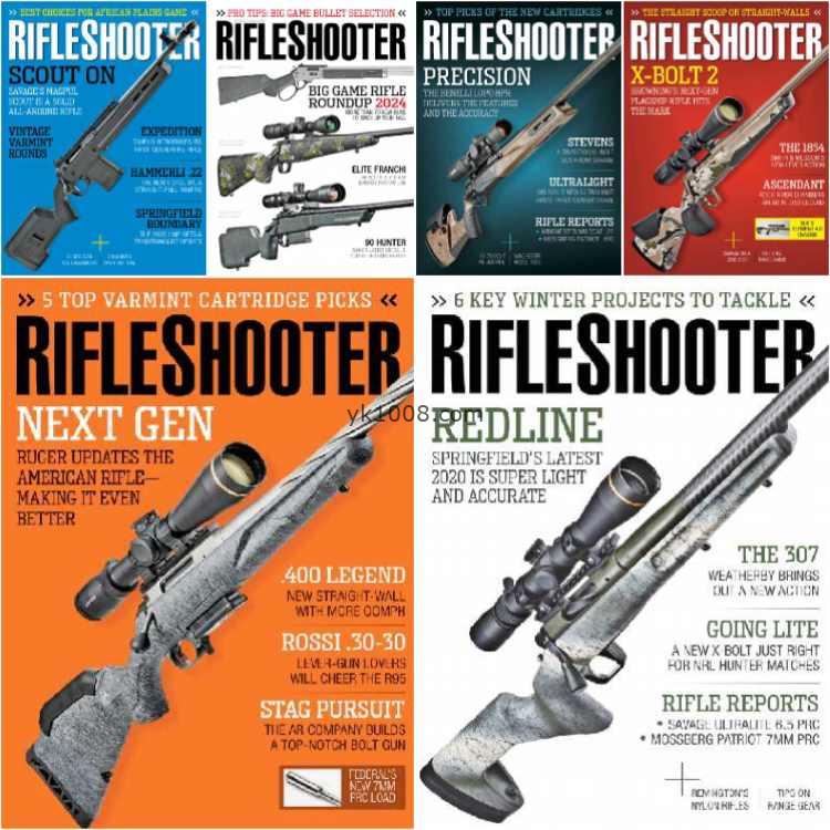 【美国版】RifleShooter – Full Year 2024 Collection狙击步枪爱好设计pdf杂志