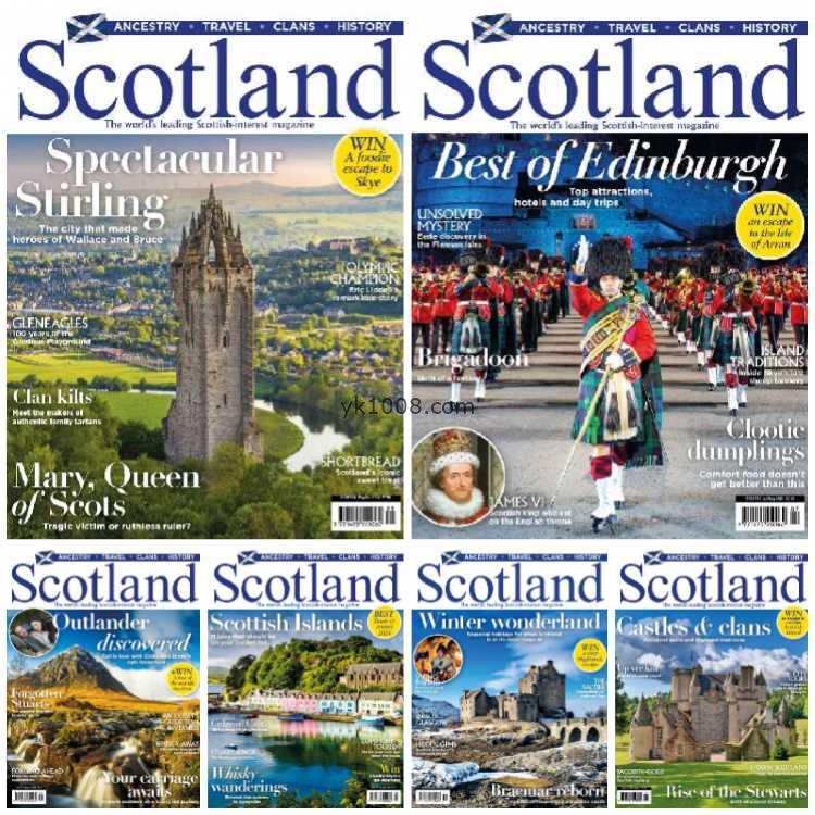 【英国版】Scotland Magazine – Full Year 2024 Collection苏格兰历史旅游pdf杂志