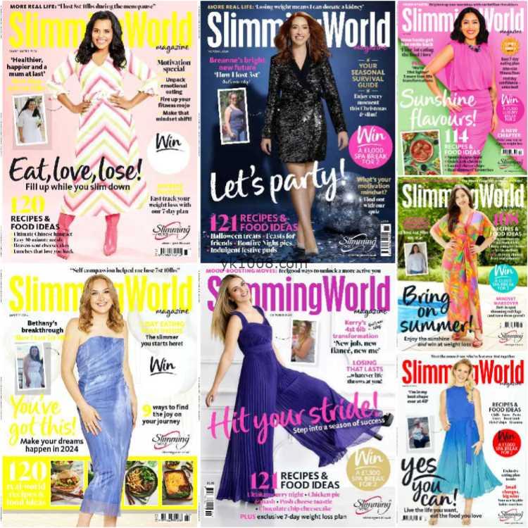 【英国版】Slimming World – Full Year 2024 Collection减肥瘦身女性pdf杂志