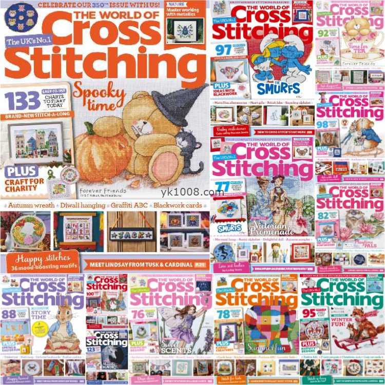 【英国版】The World of Cross Stitching – Full Year 2024 Collection针织十字绣pdf杂志