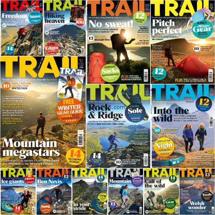 【英国版】Trail UK – Full Year 2024 Collection徒步旅游登山装备pdf杂志