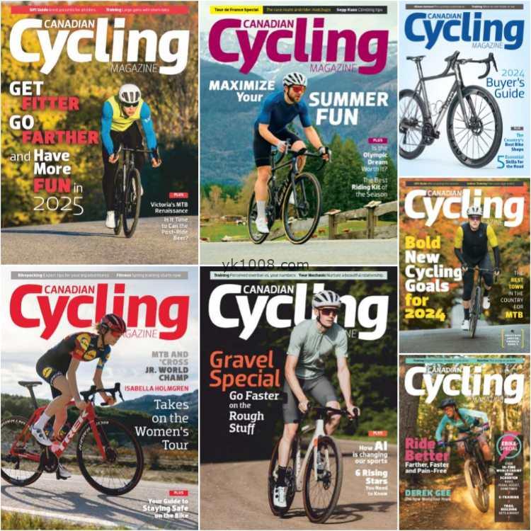 【加拿大】Canadian Cycling Magazine – Full Year 2024 Collection自行车骑行pdf杂志