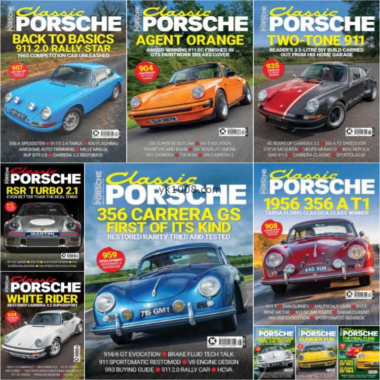 【英国版】Classic Porsche – Full Year 2024 Collection经典保时捷汽车跑车pdf杂志