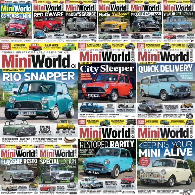 【英国版】MiniWorld – Full Year 2024 Collection迷你汽车改装pdf杂志