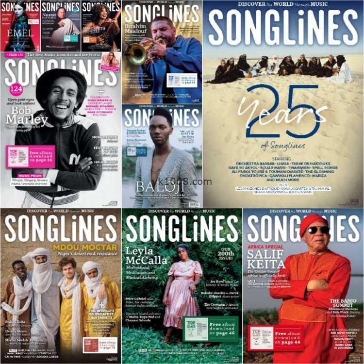 【英国版】Songlines – Full Year 2024 Collection世界音乐文化pdf杂志