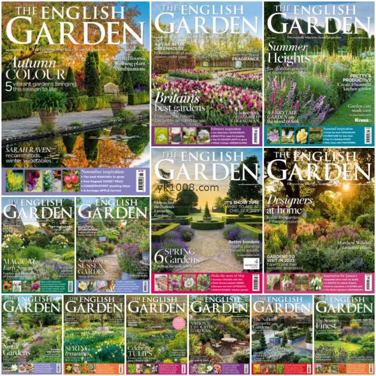 【英国版】《The English Garden》2023年合集英式花园园艺植物种植绿化园林设计pdf杂志（13本）