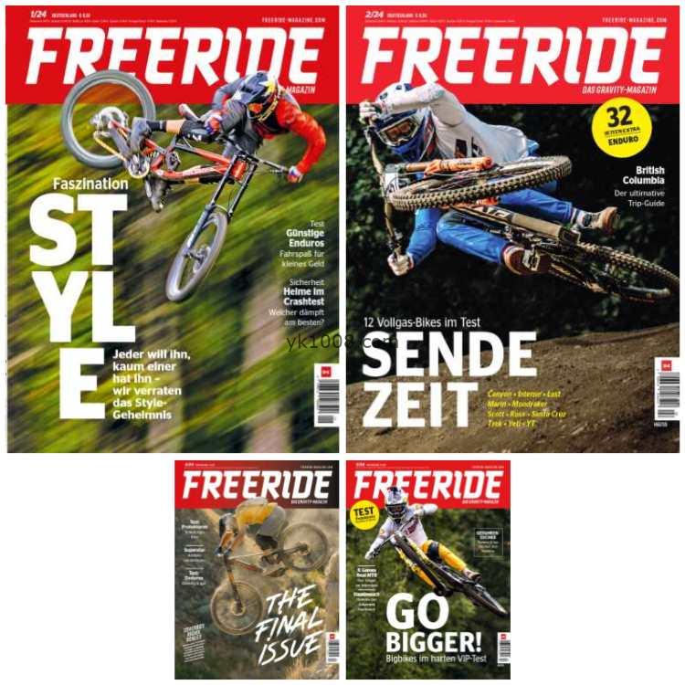 【德国版】Freeride – 2024 Jahrgang年合集PDF杂志电子版