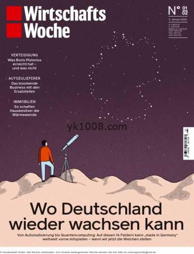 【德国版】WirtschaftsWoche – 3 Januar 2025年1月3日刊PDF电子版杂志